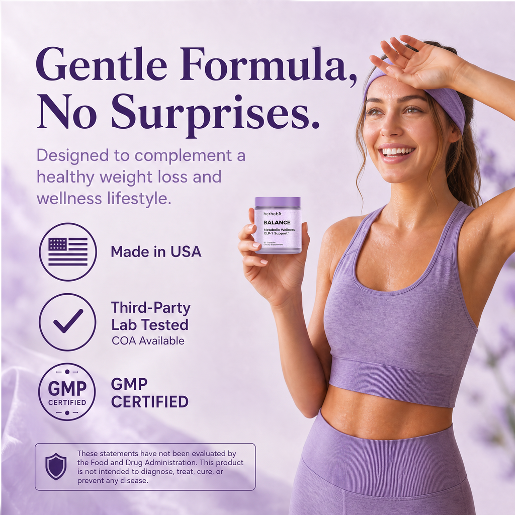 GLP-1 Support – Digestive Comfort & Muscle Support Supplement